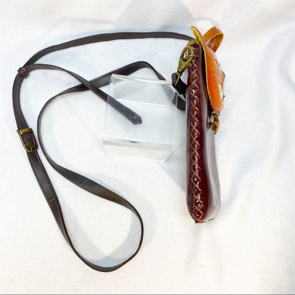 NOVELTY GRINNING KITTY W/ FISH CROSS-BODY CELLPHONE HOLDER WALLET 8x4.5” - Picture 12 of 16